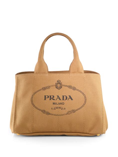 prada canvas totes.